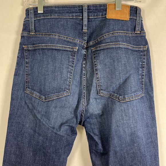 J. Crew Jeans Women's 30 Curvy Toothpick Dark Wash Denim Stretch Skinny Ankle - Picture 5 of 7